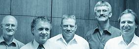 (Left to right): Chesney Brady, Mike Andrews MD, Noel Bauchop, Mauritz van Niekerk and Roland Zepeck